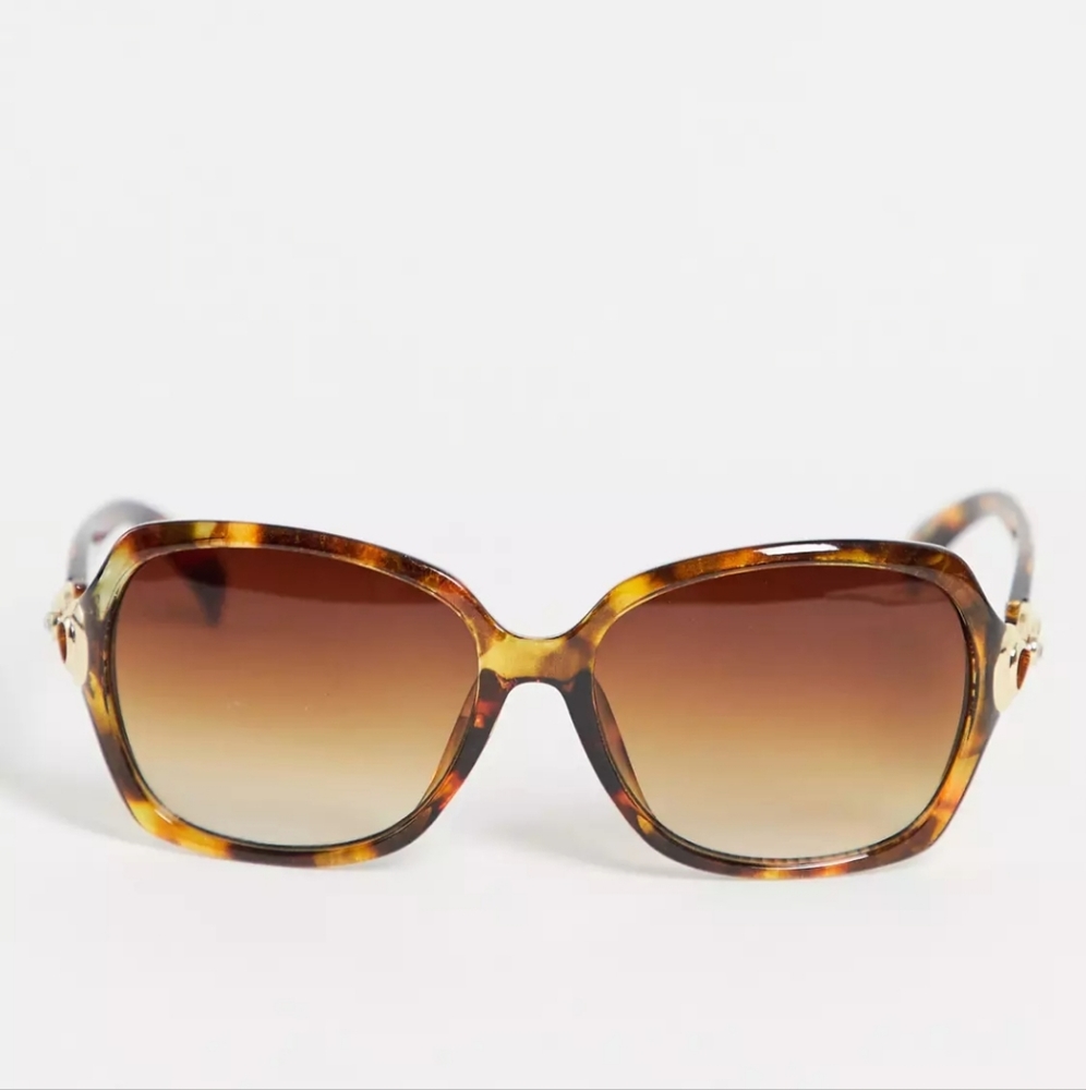 OASIS | Rhinestone Sunglasses in Tortoise Shell NWT - Picture 6 of 16